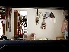 Piilokamera, meksikolainen vaimo pukeutuminen jälkeen bath(2)